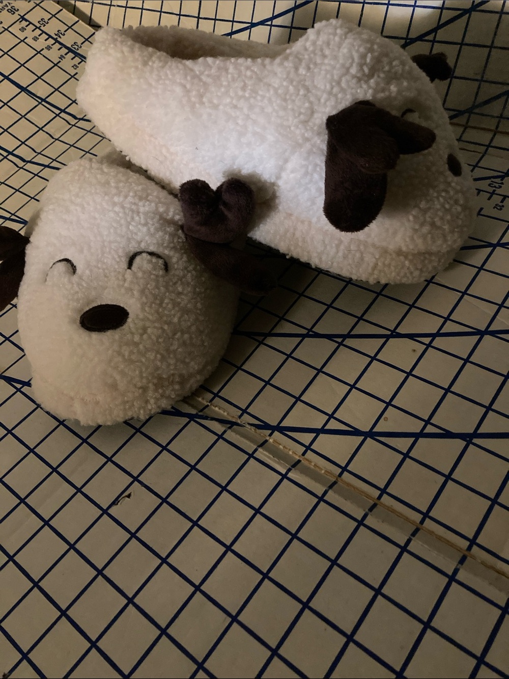 Plush slippers